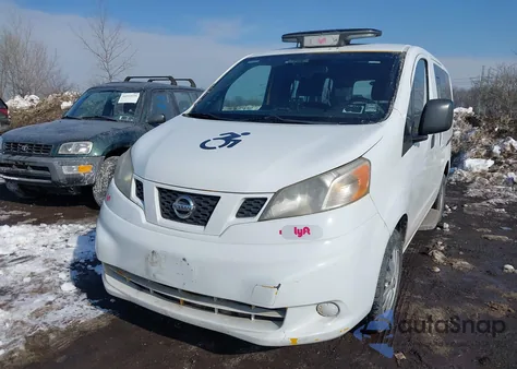 2014 Nissan Nv200 Taxi z USA, uszkodzony, nr VIN 3N8CM0JT6EK702578
